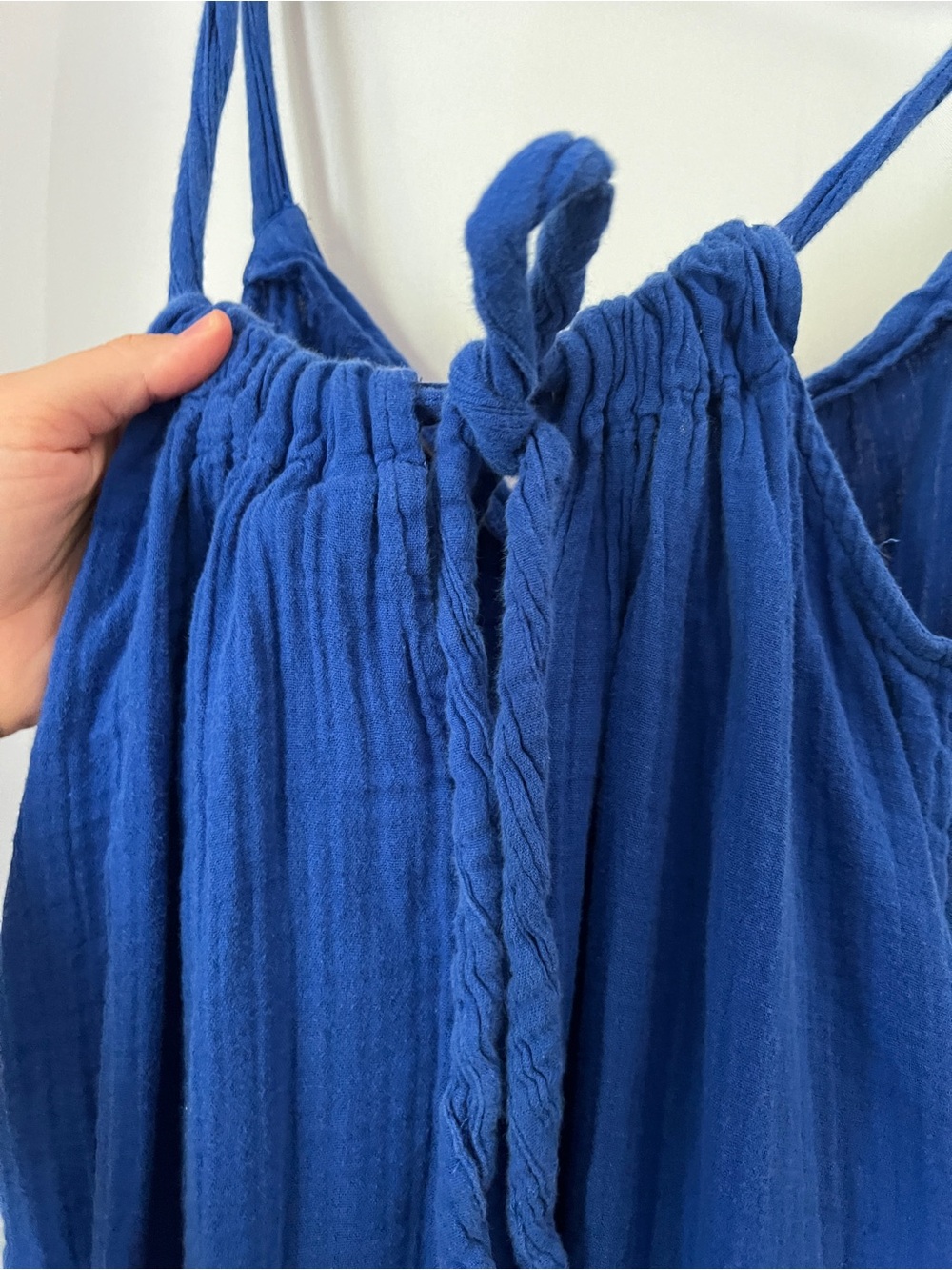 Old Navy Cobalt Blue Spaghetti-Strap Maxi Dress - Picture 3 of 5